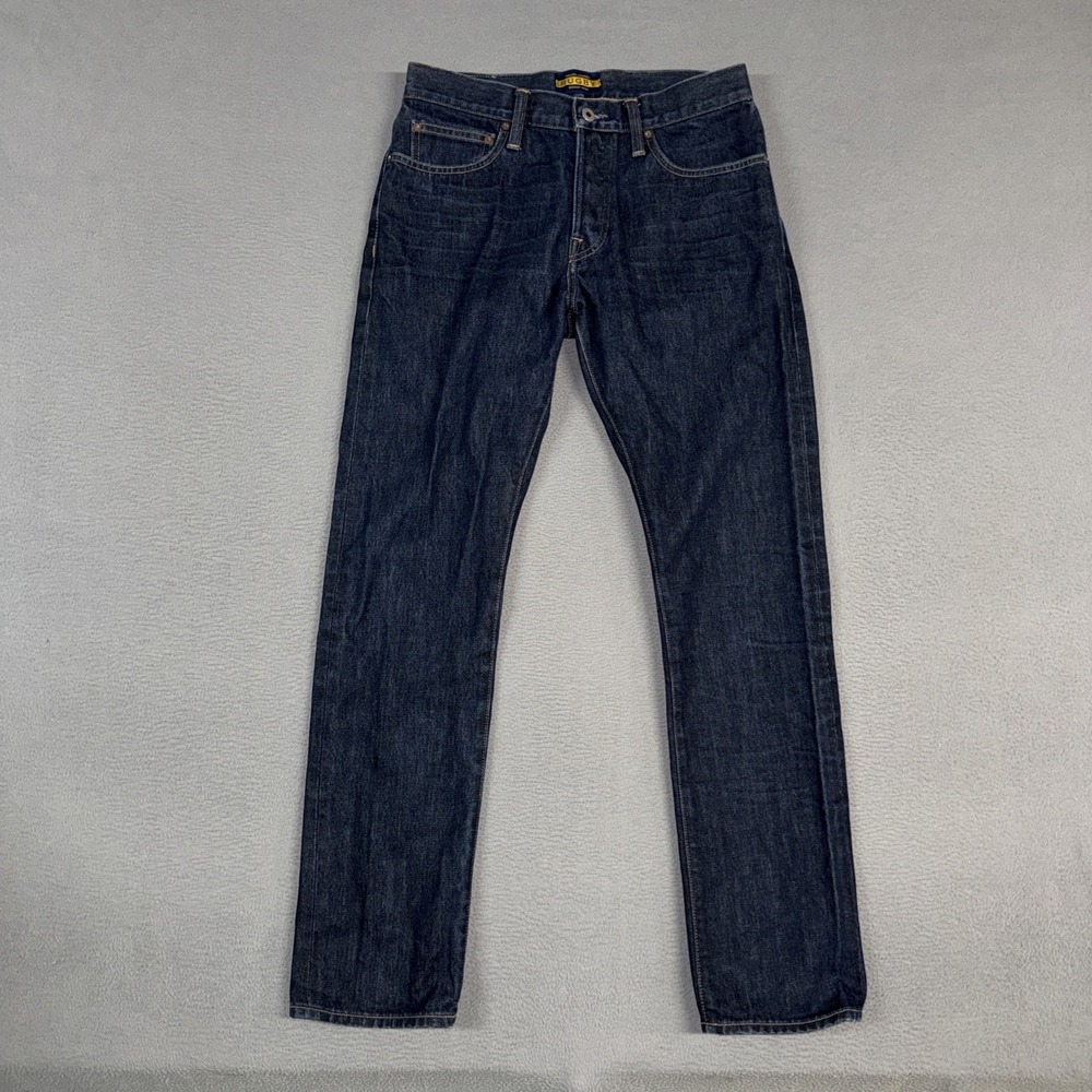 Ralph Lauren Rugby Jeans Mens 30x32 Blue Vintage Slim Stretch Denim Button Fly